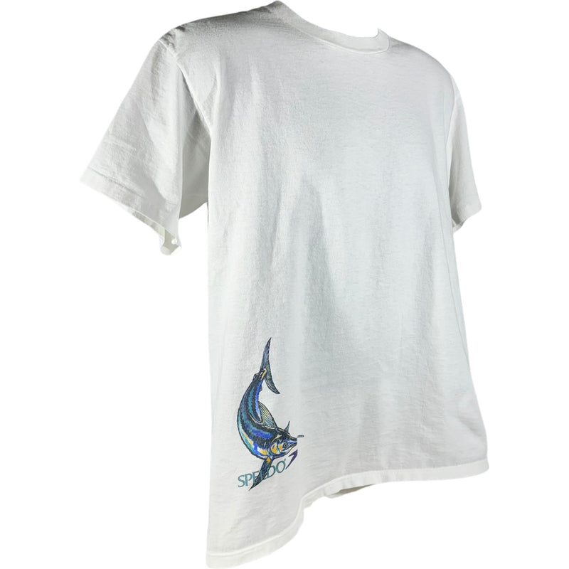 Vintage Speedo Atlantic Blue Marlin Graphic Tee