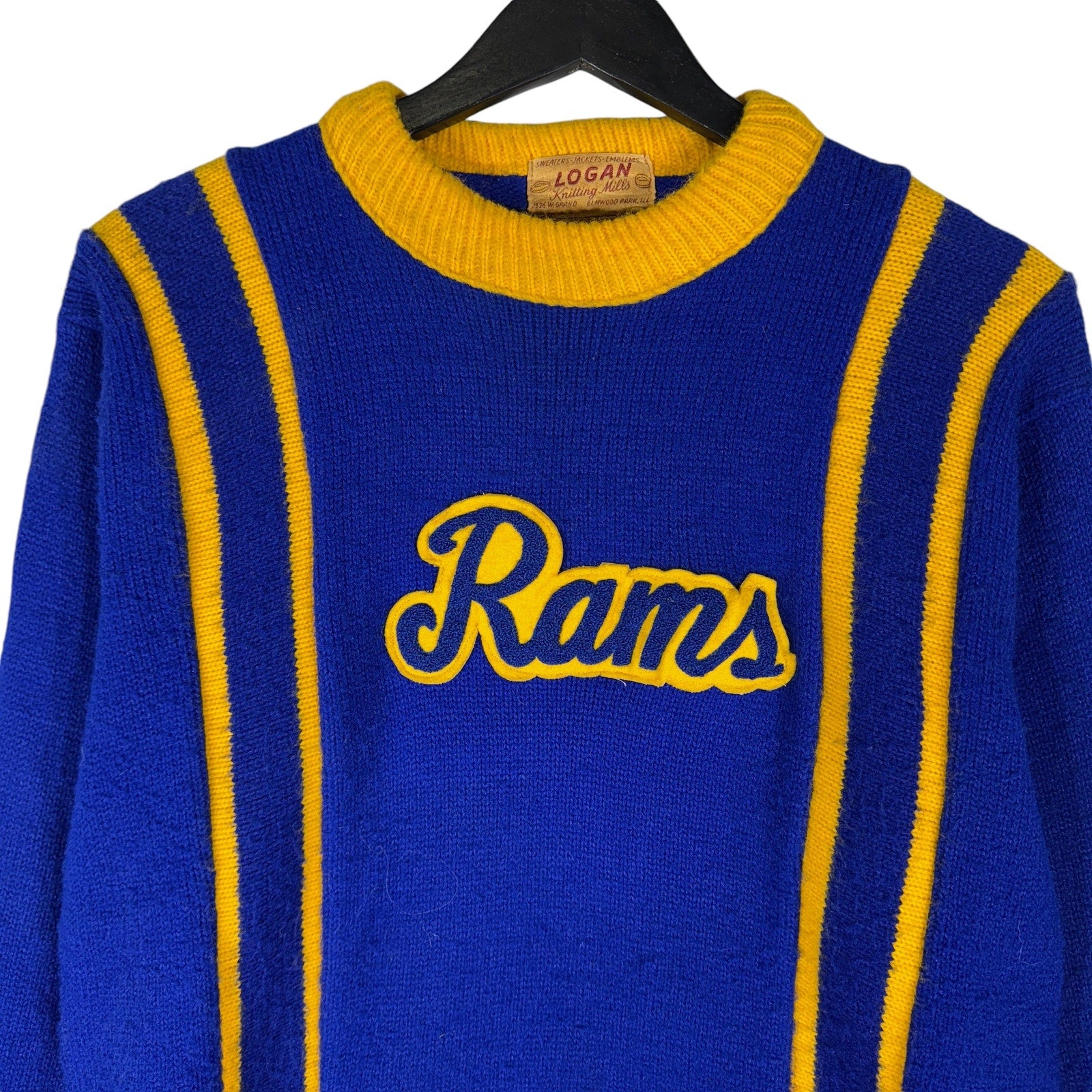 Vintage Rams Logan Knit Sweater 50s/60s