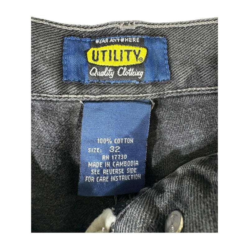 Y2K Utility Quality Clothing Denim Shorts 34x12