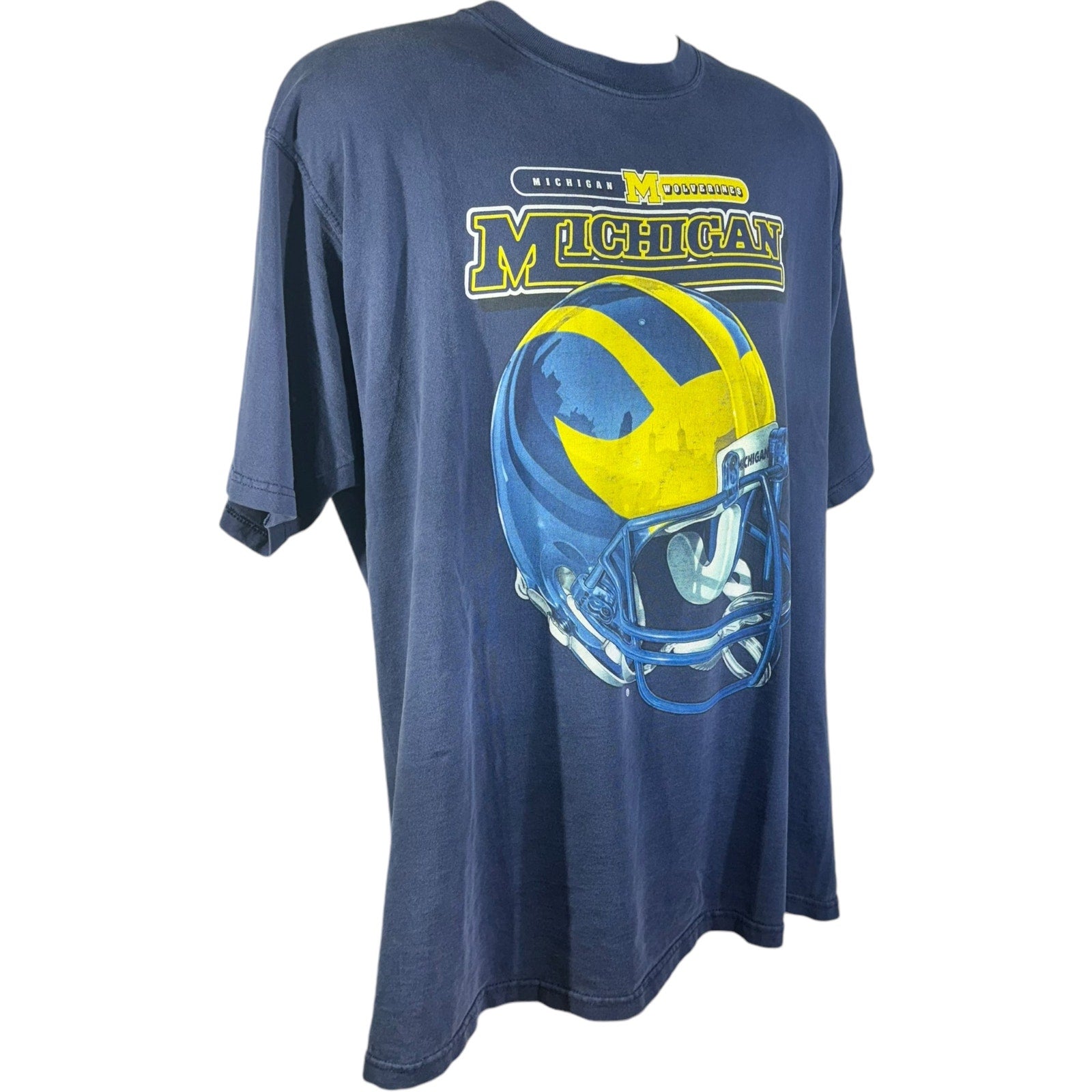 Vintage University of Michigan Wolverines Big Helmet Tee