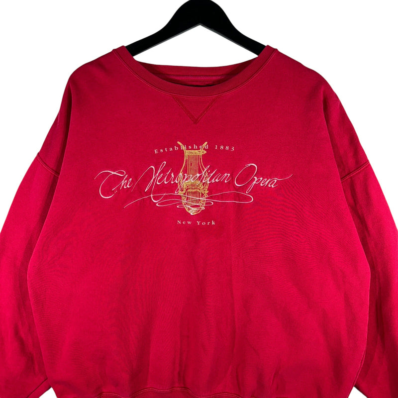 Vintage Embroidered Metropolitan Opera New York Crewneck