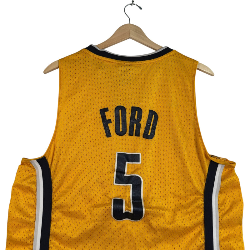 Vintage Adidas Indiana Pacers TJ Ford #5 NBA Jersey