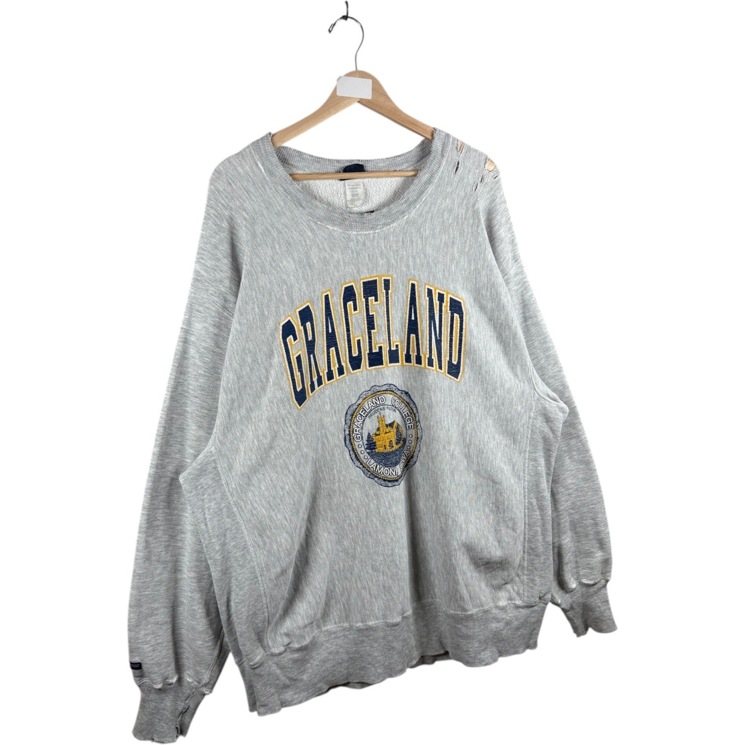 Vintage JanSport Graceland College Pullover Crewneck