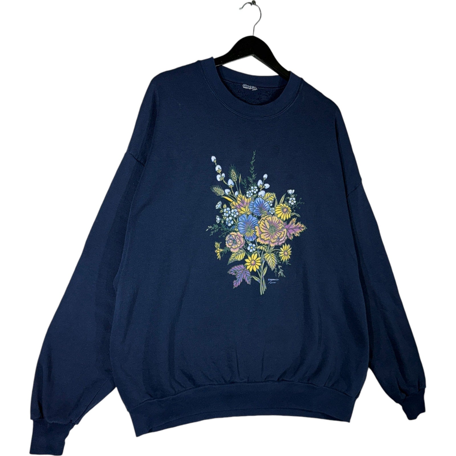 Vintage Wild Flower Bouquet Crewneck