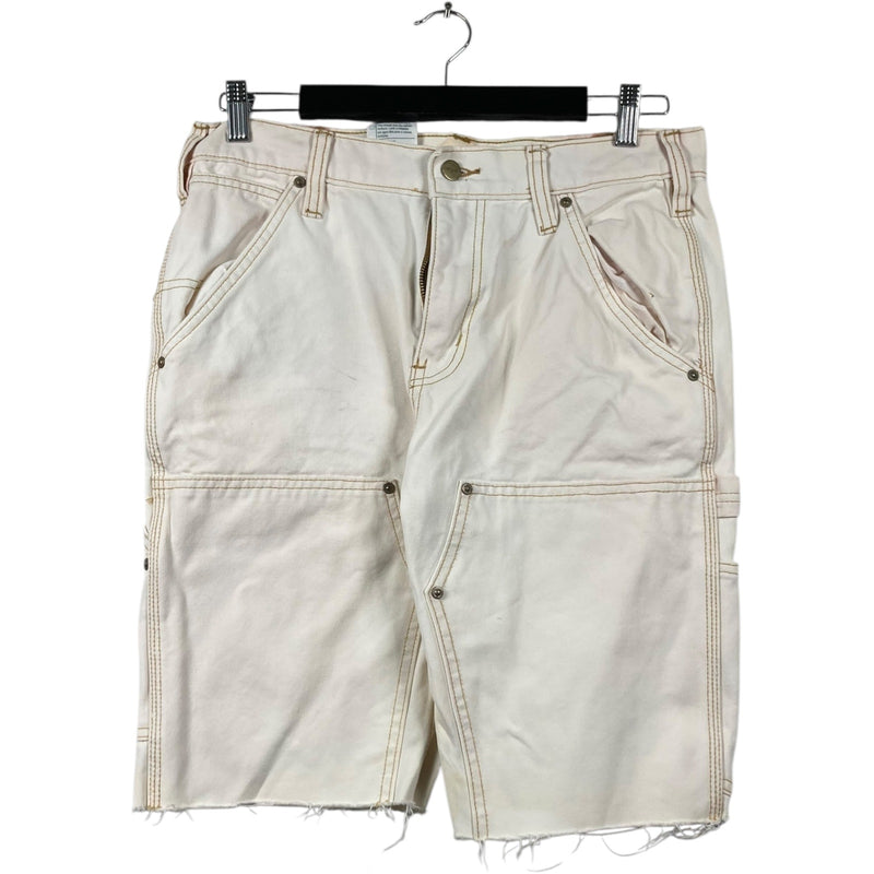Vintage Carhartt Raw Hem Carpenter Shorts 32