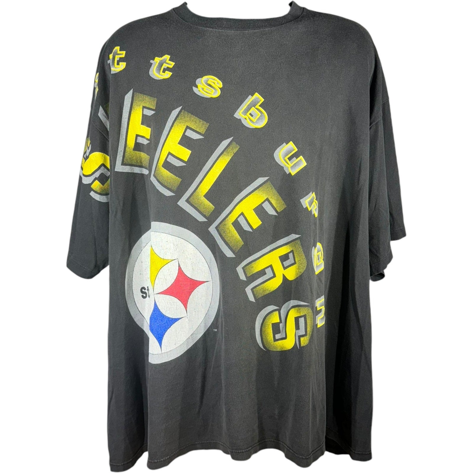 Vintage Pittsburgh Steelers Big Logo Tee 90s