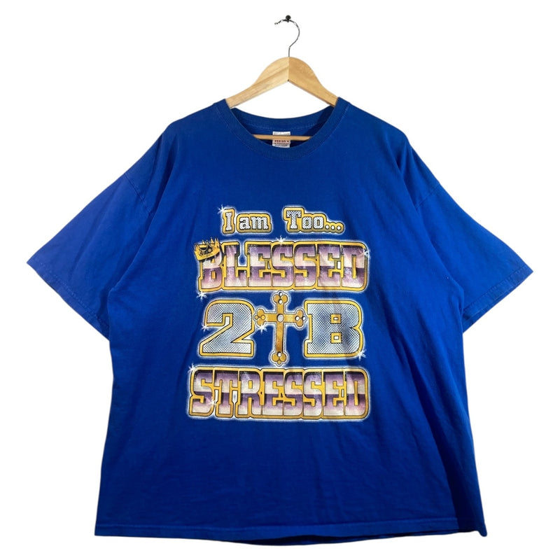 Vintage Blessed 2B Stressed T-Shirt
