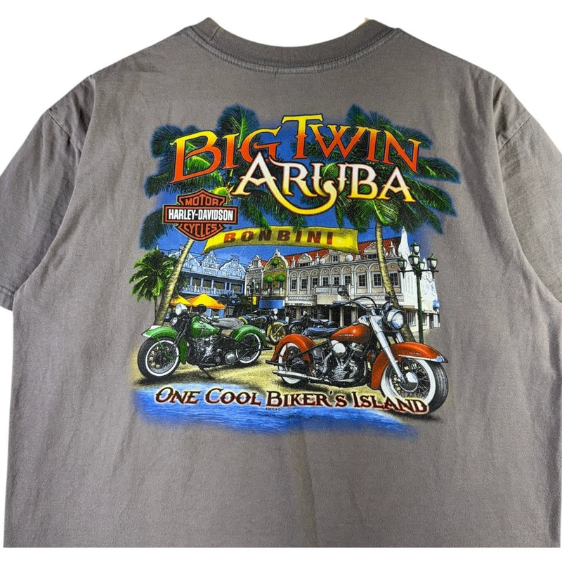 Vintage Harley Davidson Motorcycle Graphic T-Shirt