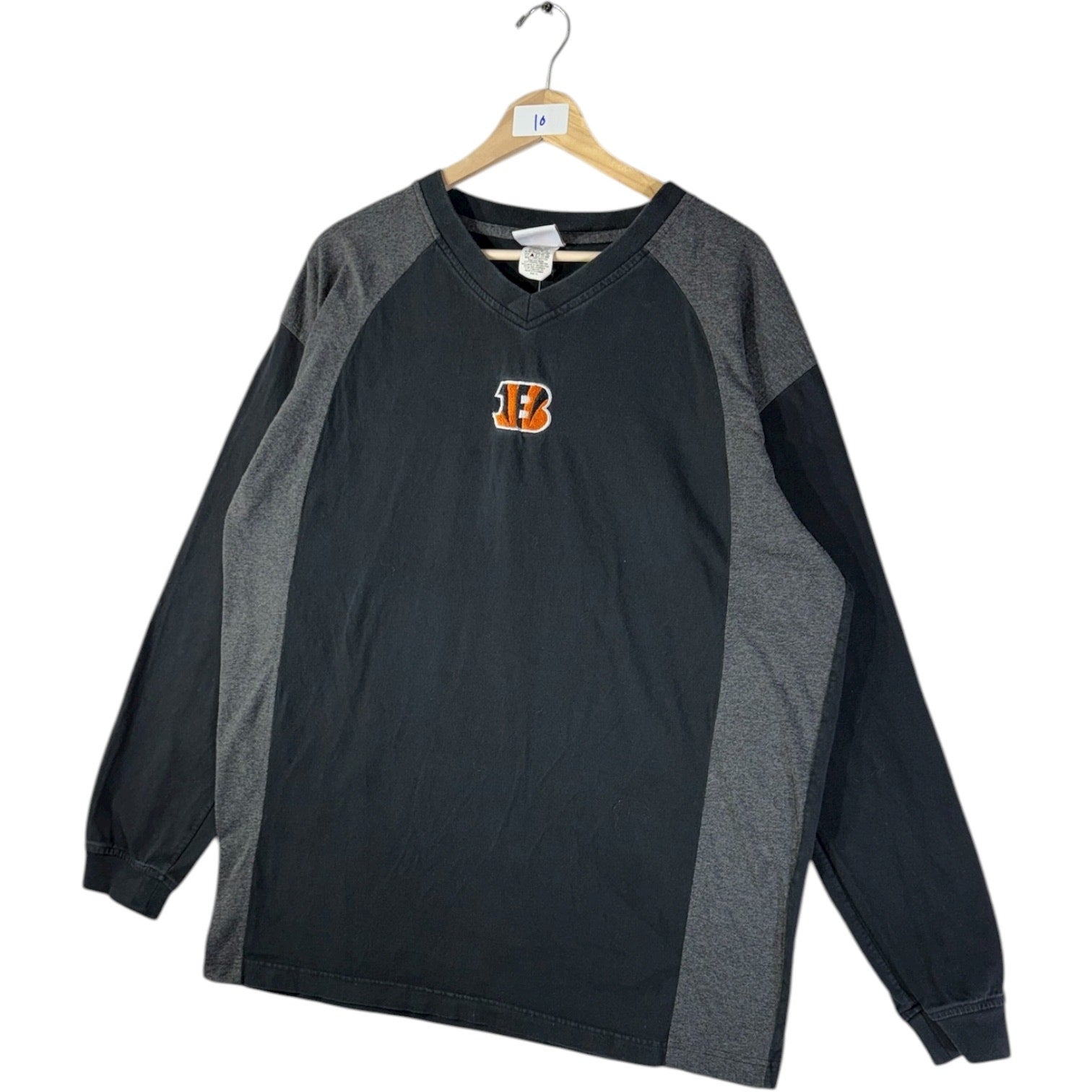 Vintage Bengals Logo NFL Long Sleeve T-Shirt