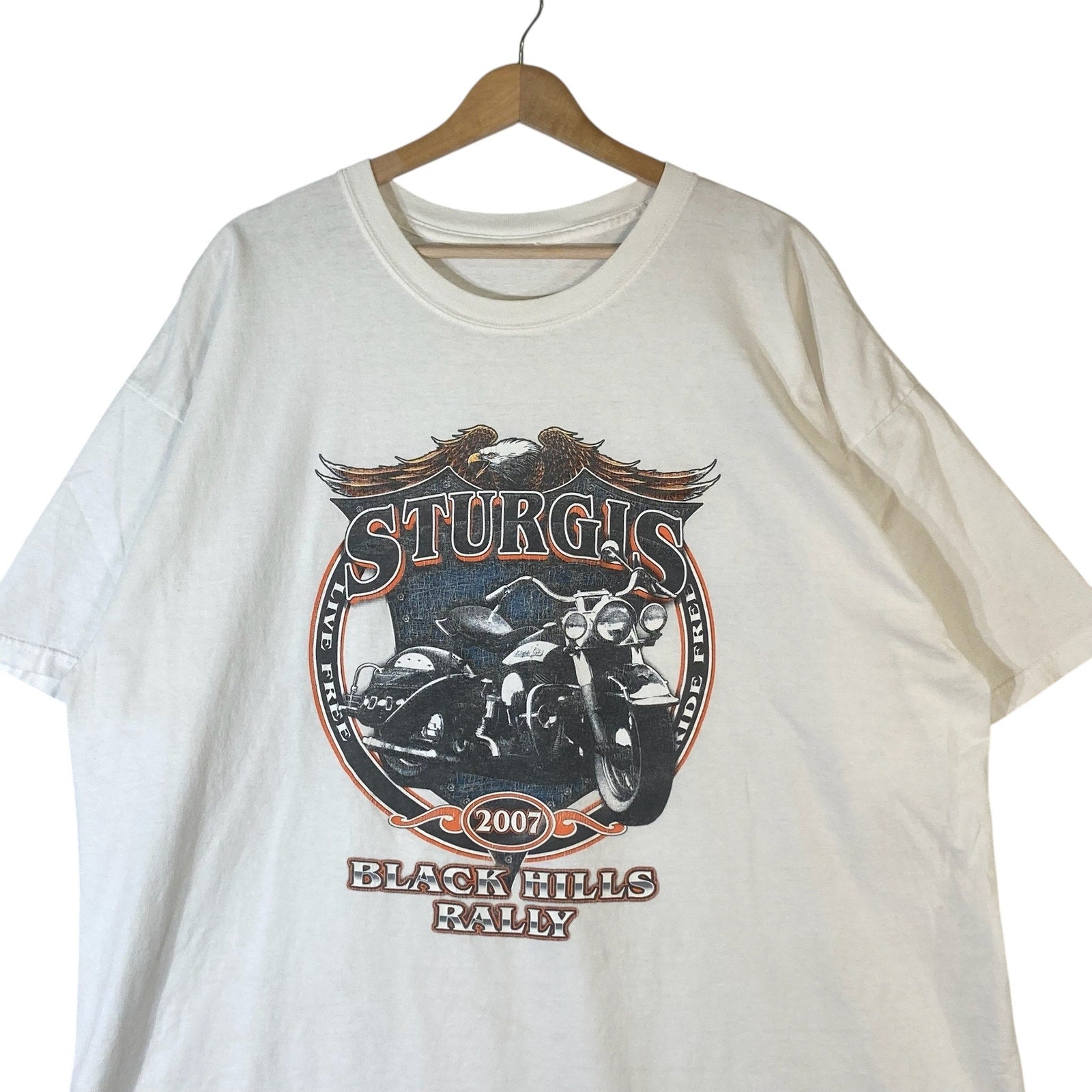 Vintage Sturgis Black Hills Rally Biker Tee 2007