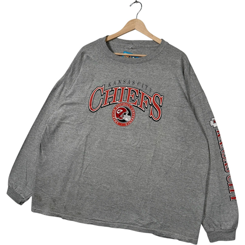 Vintage Kansas City Chiefs Arm Graphic NFL Long Sleeve