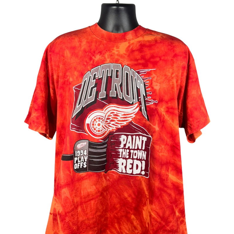 Vintage Detroit Red Wings Playoffs NHL Tee 1994