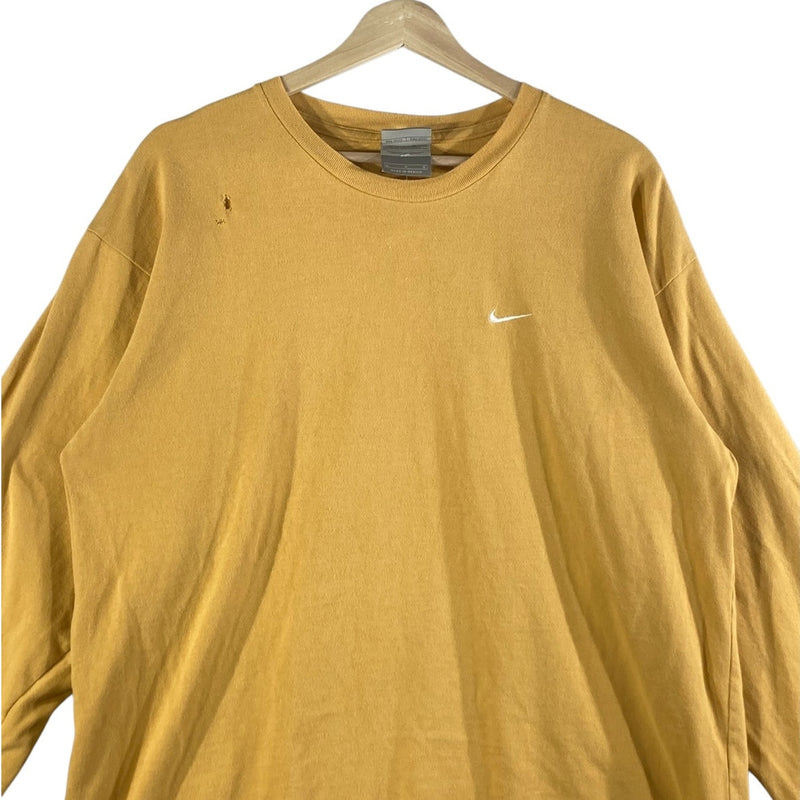 Vintage Nike Swoosh Logo Long Sleeve T-Shirt
