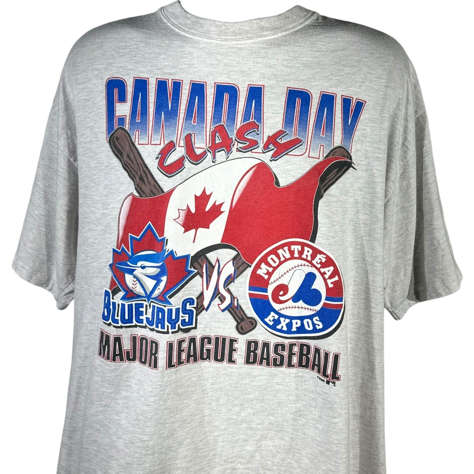 Vintage Toronto Blue Jays vs. Montreal Expos "Canadian Day Clash" Tee