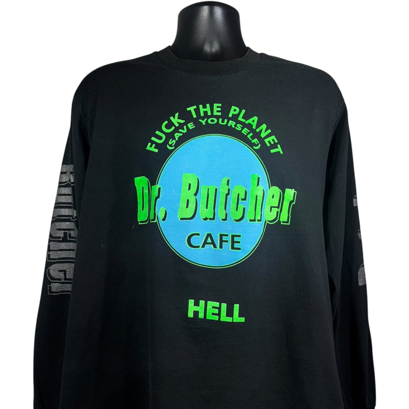 Vintage Comedy "F**k The Planet" Cafe Long Sleeve