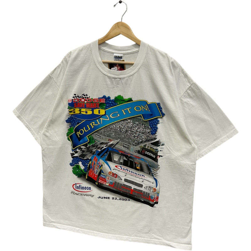 Vintage Dodge Save Mart 350 Infineon Raceway NASCAR Tee