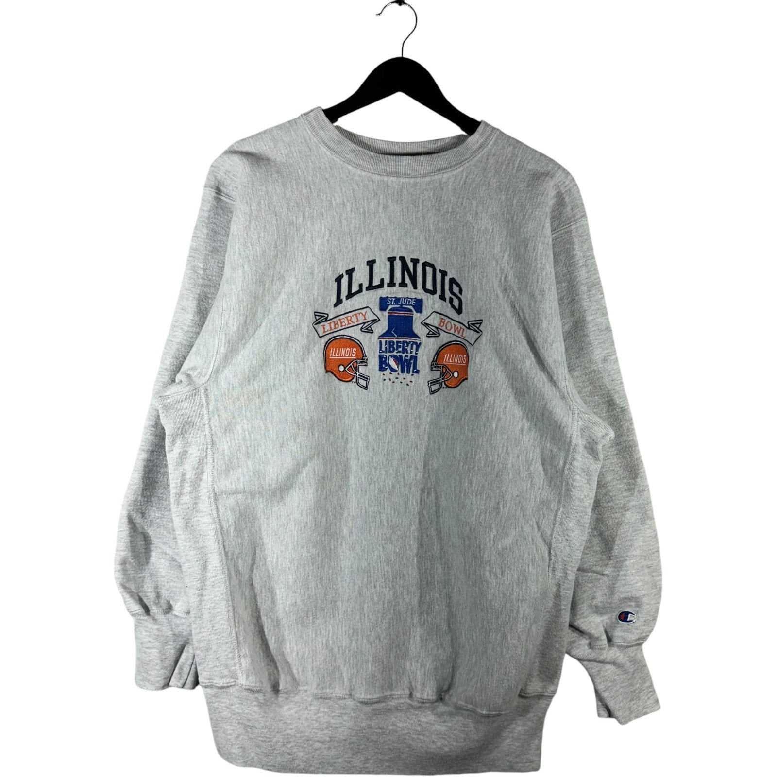 Vintage Illinois Football Champion Reverse Weave Crewneck