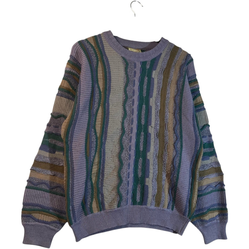 Vintage Coogi 3D Abstract Knit Sweater