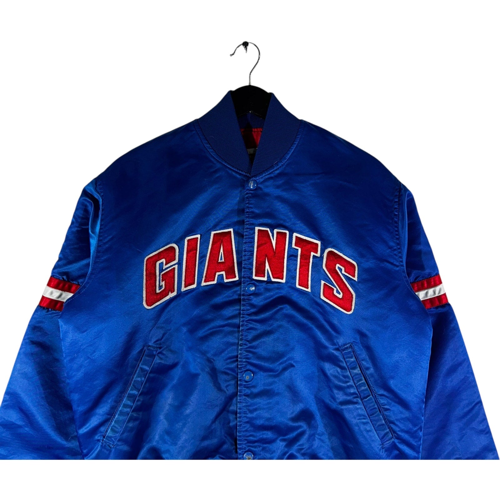 Vintage Starter New York Giants Satin Bomber Jacket 90s