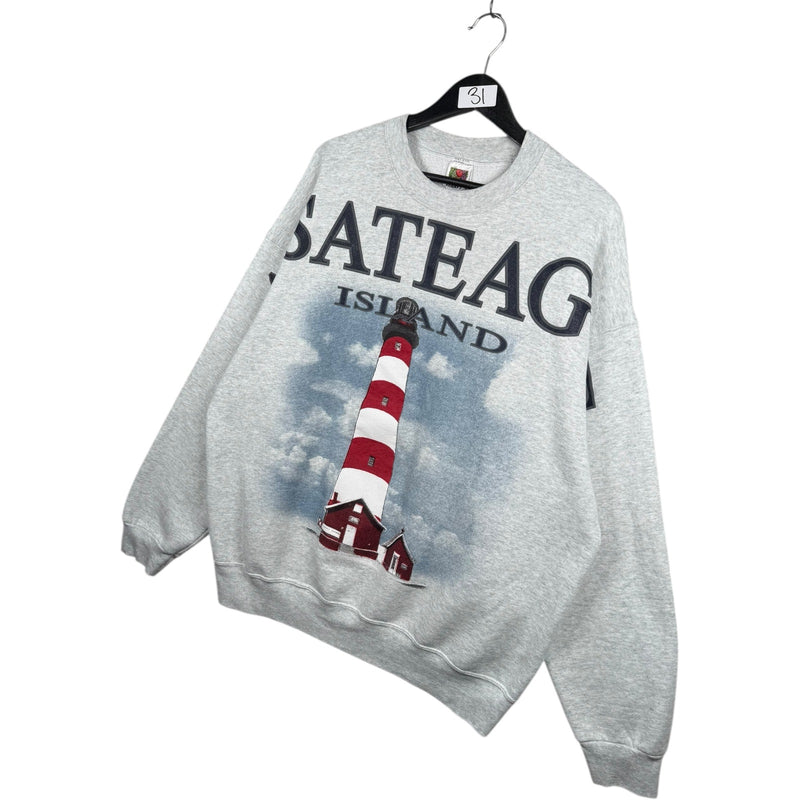 Vintage Chincoteague Island Lighthouse Crewneck