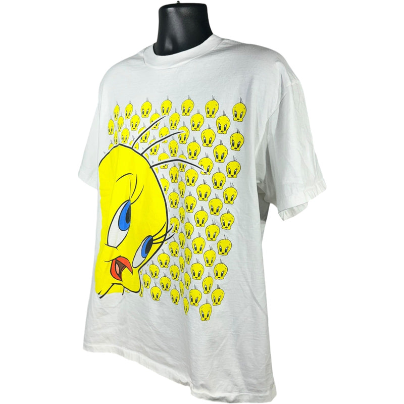 Vintage Looney Tunes Tweety Bird All Over Print Tee