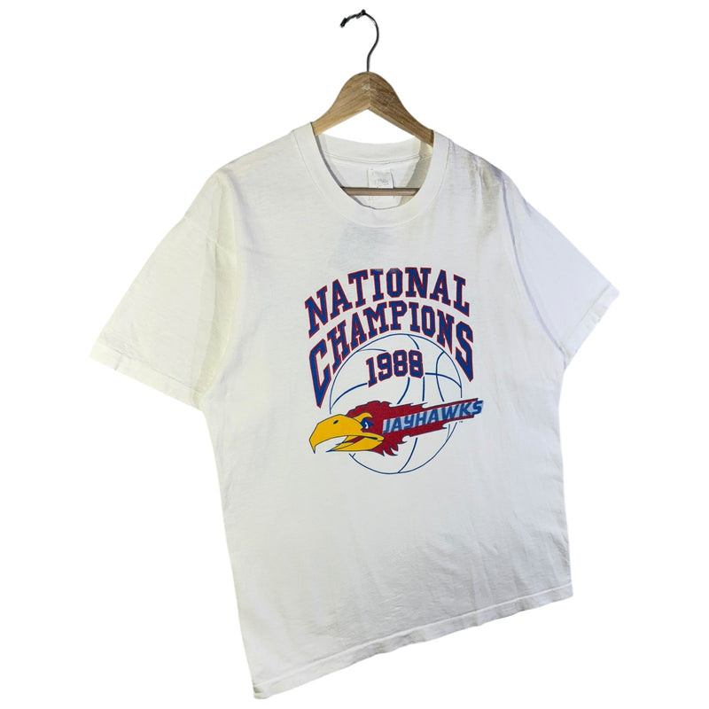 Vintage 1988 Kansas Jayhawks NCAA National Champions T-Shirt