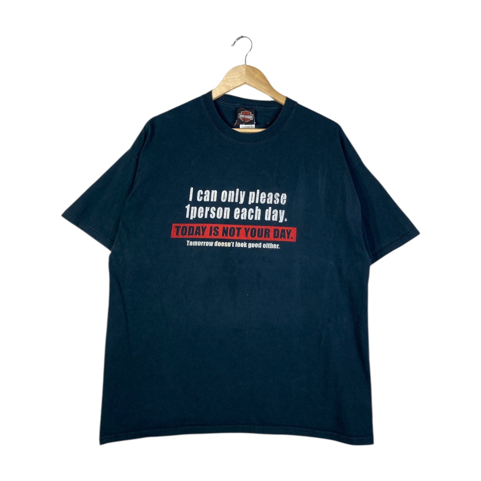 Vintage Harley Davidson Today Is Not Your Day T-Shirt