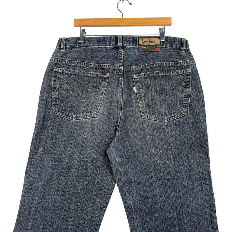Vintage Viking Straight Leg Denim Jeans 38x32