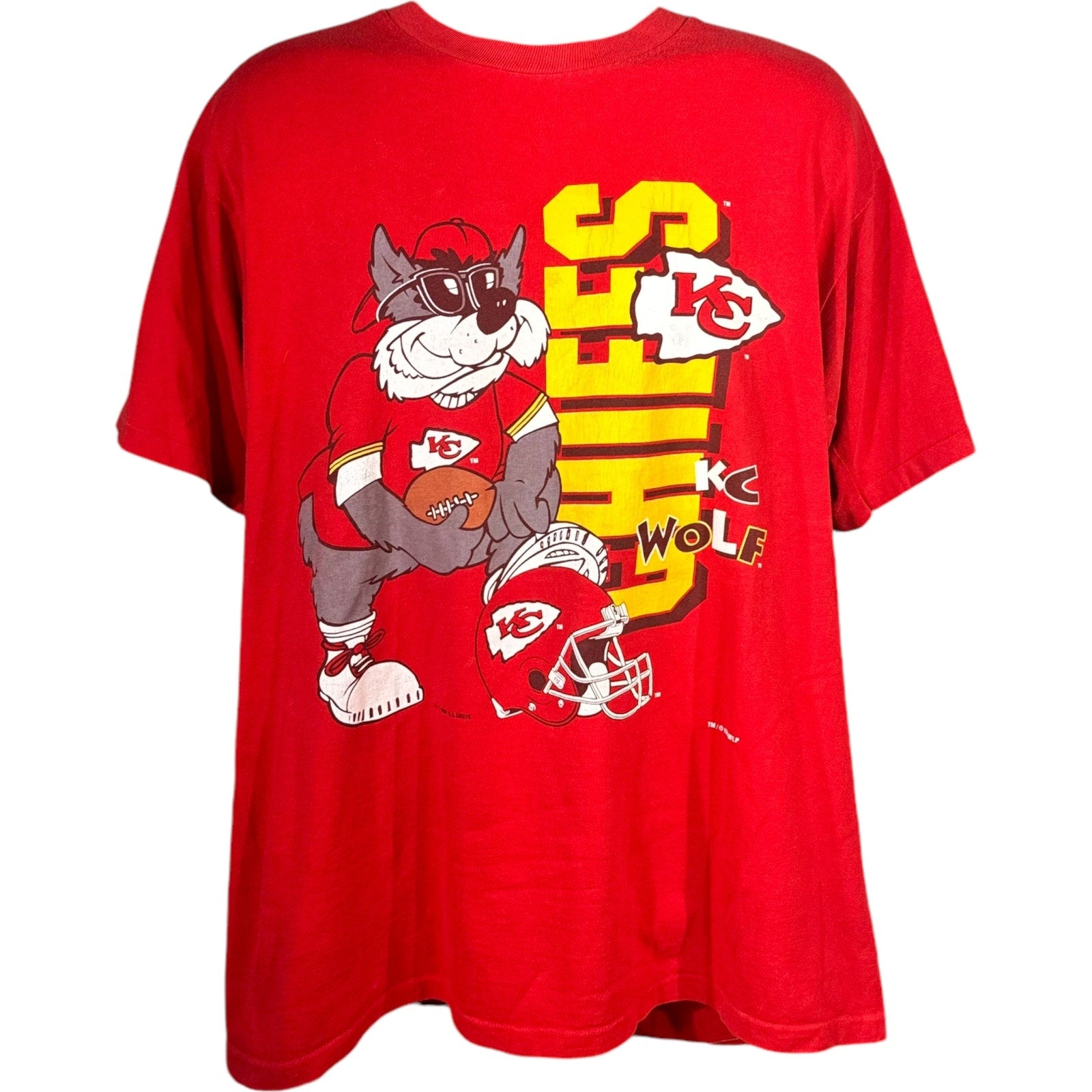 Vintage Kansas City Chiefs Mascot NFL Tee