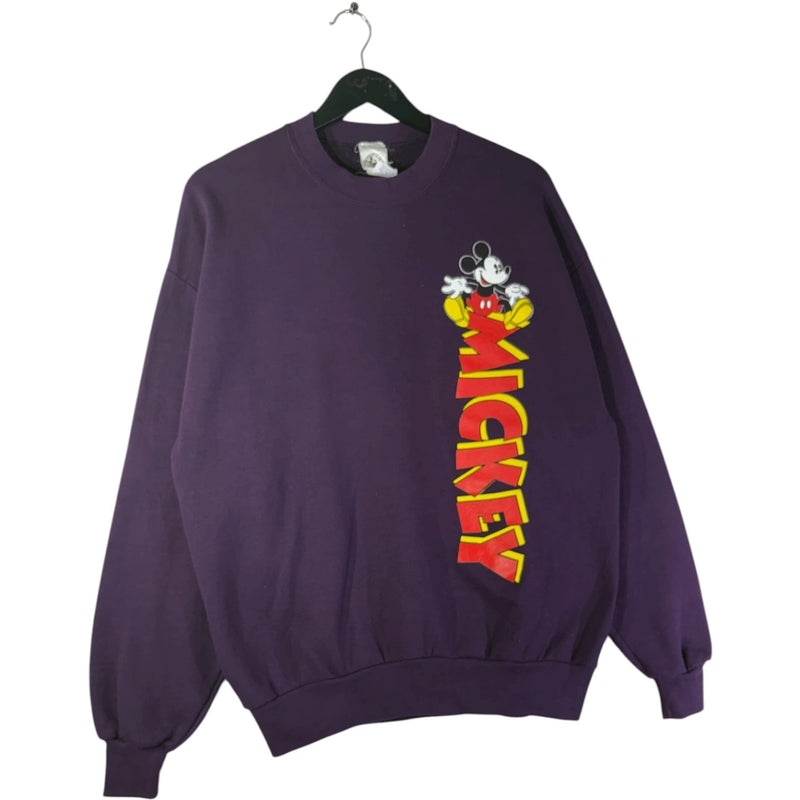 Vintage Disney Mickey Mouse Vertical Logo Crewneck