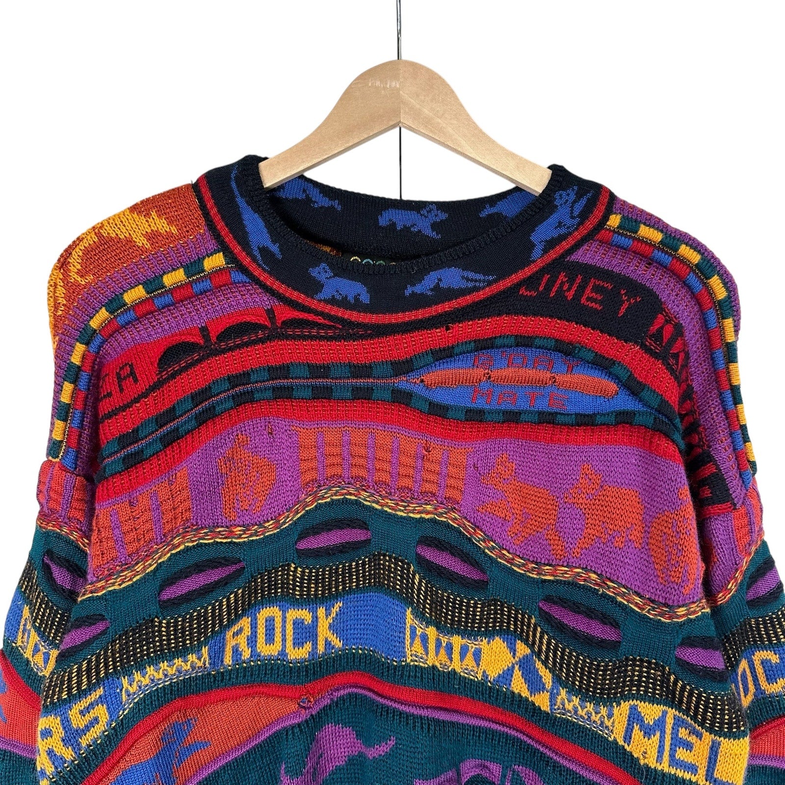 Vintage Coogi 3D Knit Sweater