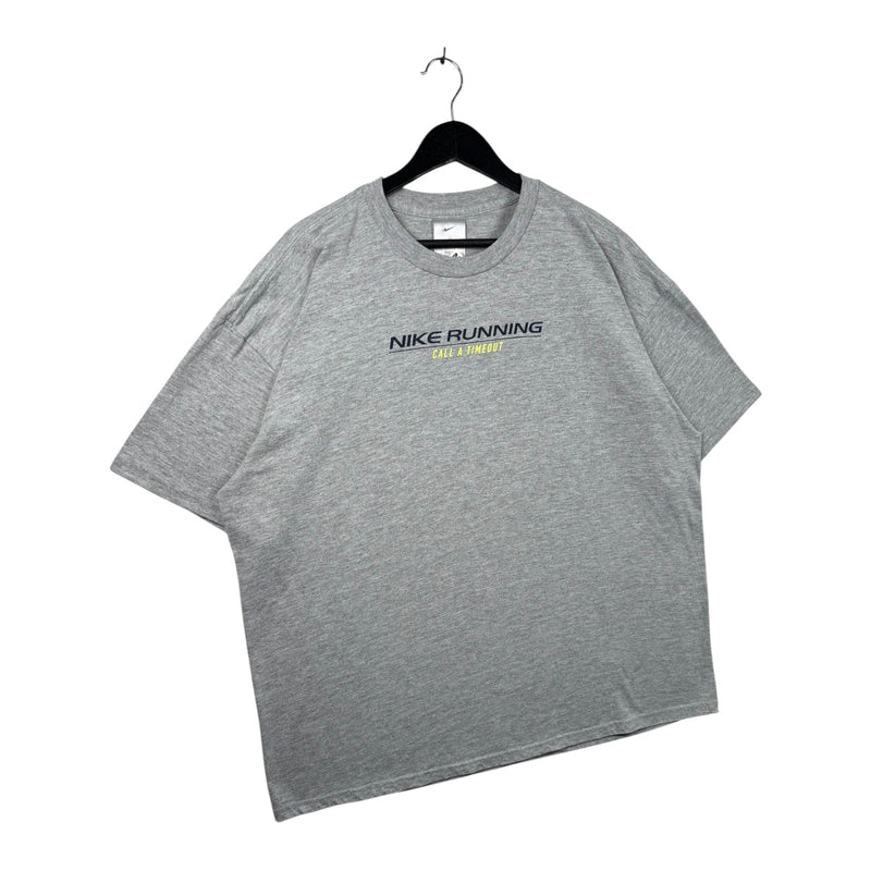 Vintage Nike Running Call A Timeout Swoosh Short Sleeve T-Shirt