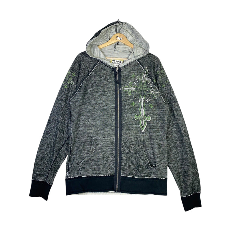 Vintage Affliction Live Fast Bomber Jacket