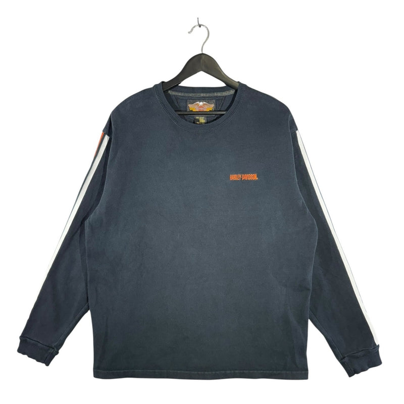 Vintage Harley Davidson Motorcycle Biker Long Sleeve Sweatshirt
