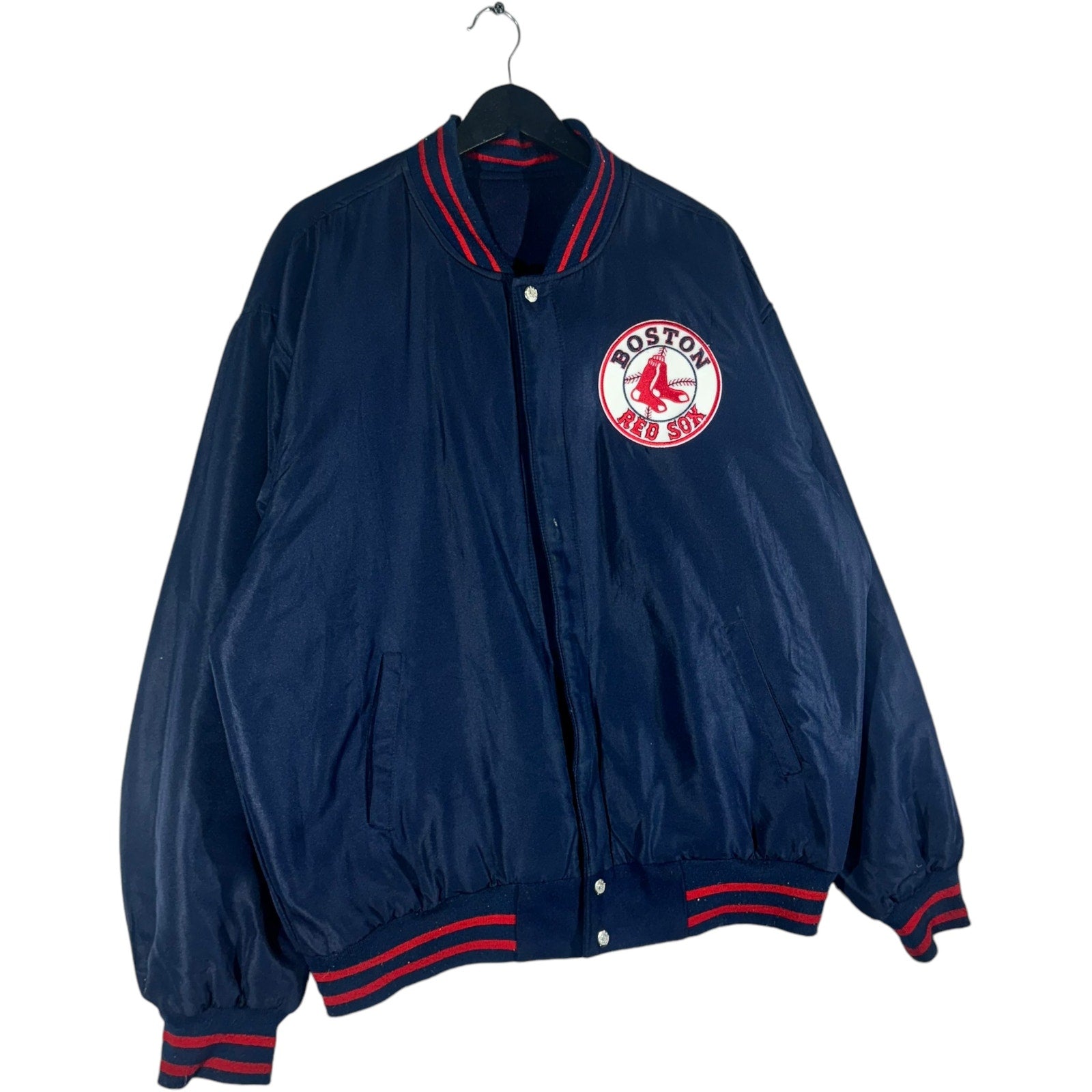 Vintage Jeff Hamilton Boston Red Sox Reversible Varsity Jacket