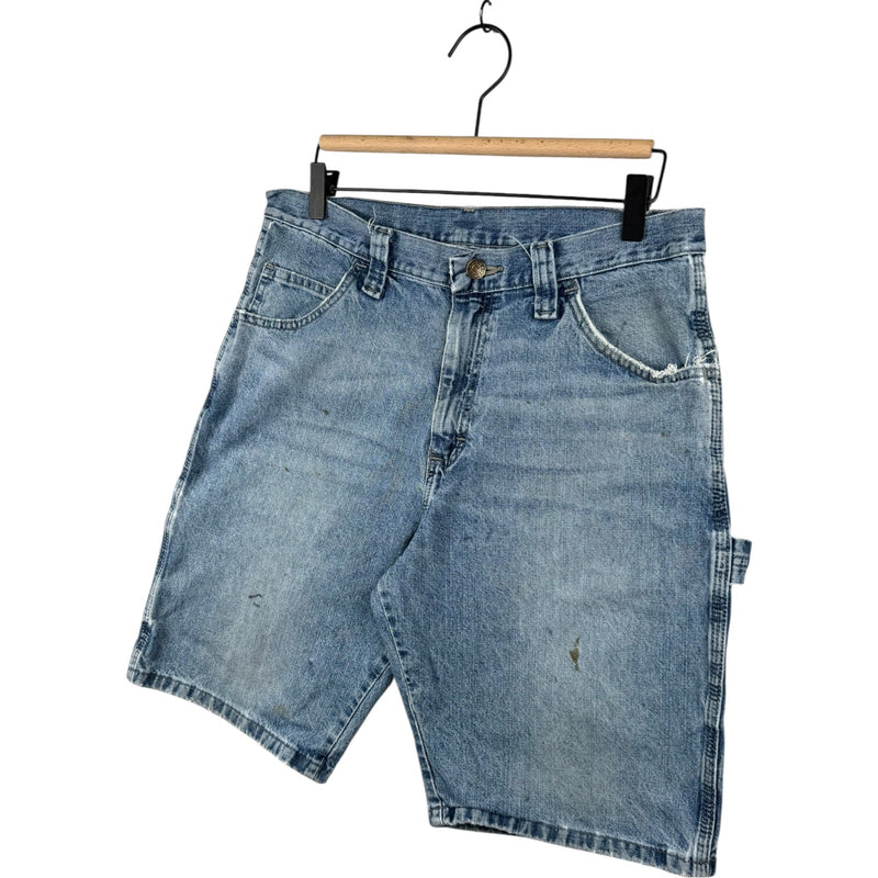 Vintage Wrangler Utility Cargo Denim Shorts 32