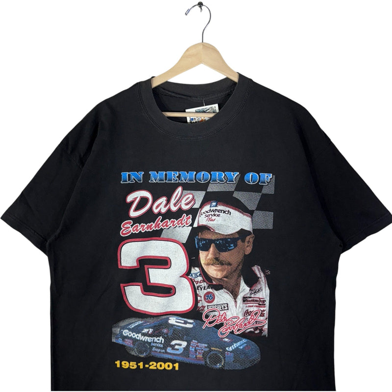 Vintage Dale Earnhardt Memoriam NASCAR Tee 2001