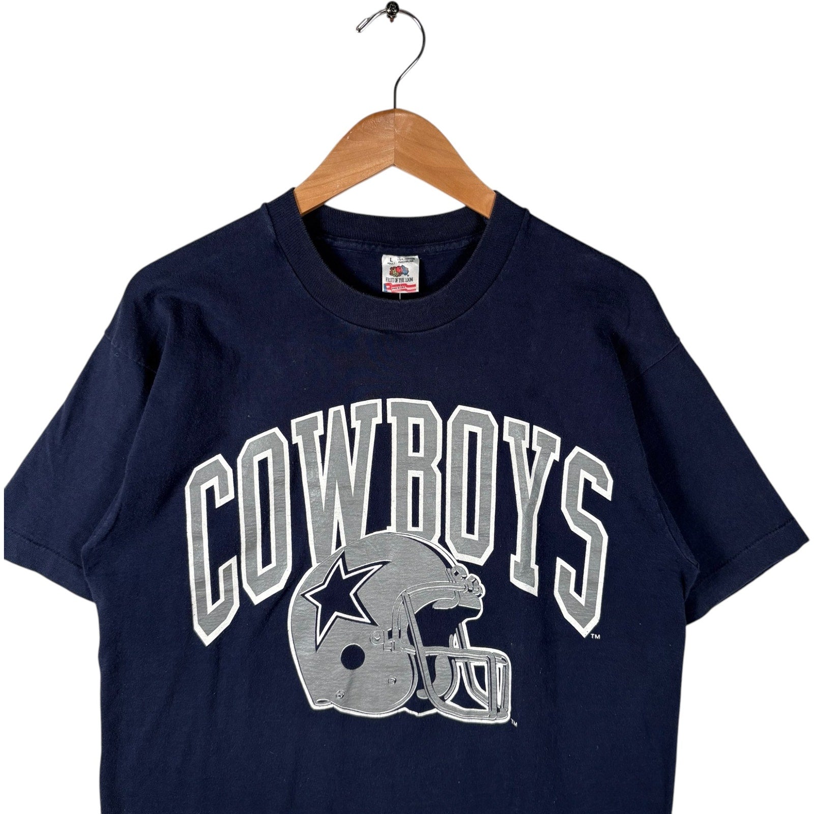 Vintage Dallas Cowboys Spellout NFL Tee 90s