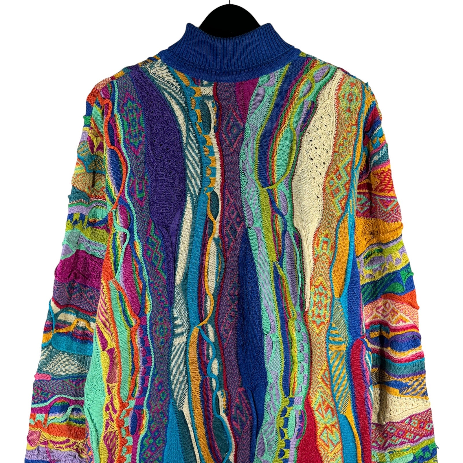 Vintage Coogi 3D Knit 1/2 Zip Sweater