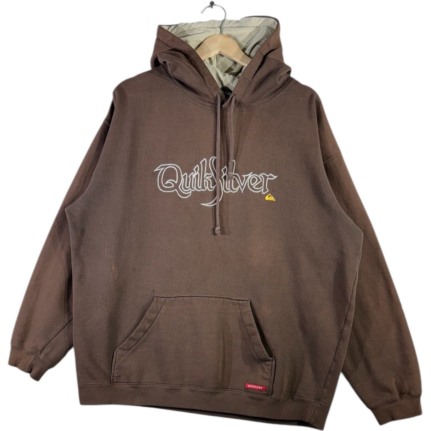 Vintage Quiksilver Gothic Logo Hoodie