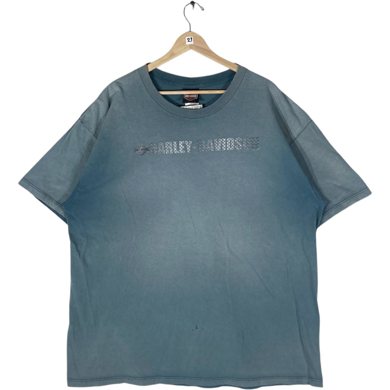 Vintage Harley Davidson Steel Chest Spellout Tee