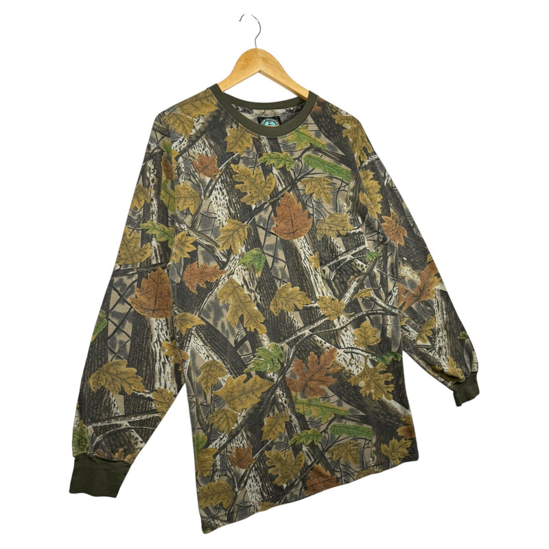Vintage Real-Tree Camouflage Long Sleeve T-Shirt