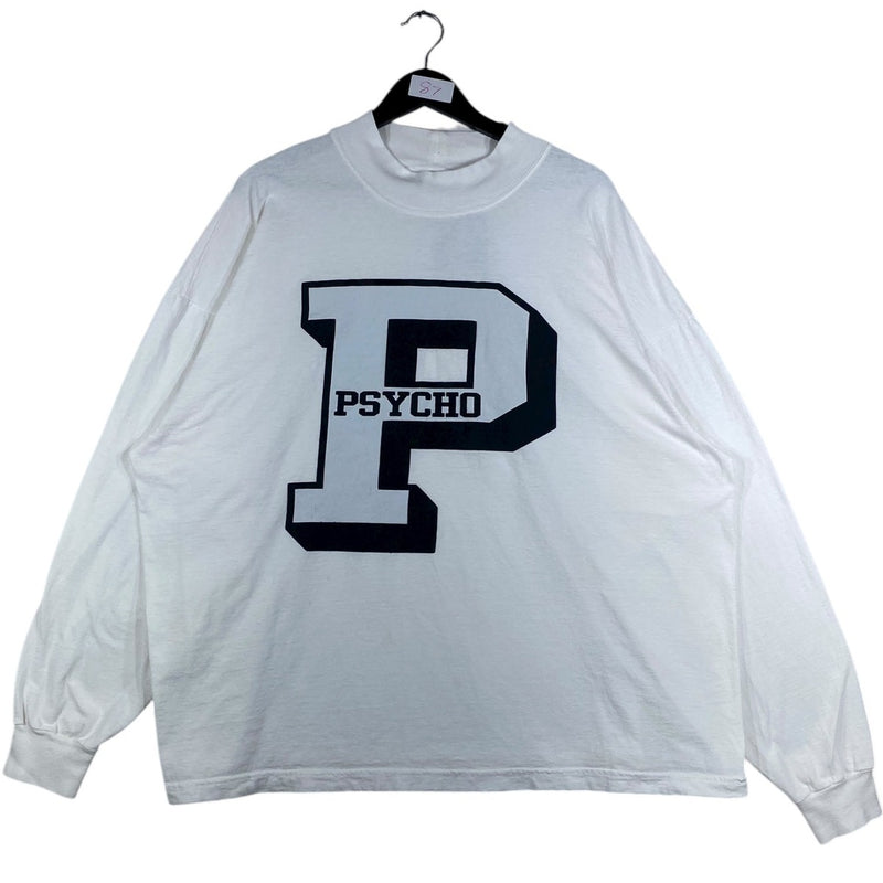 Vintage Psycho Graphic Print Long Sleeve