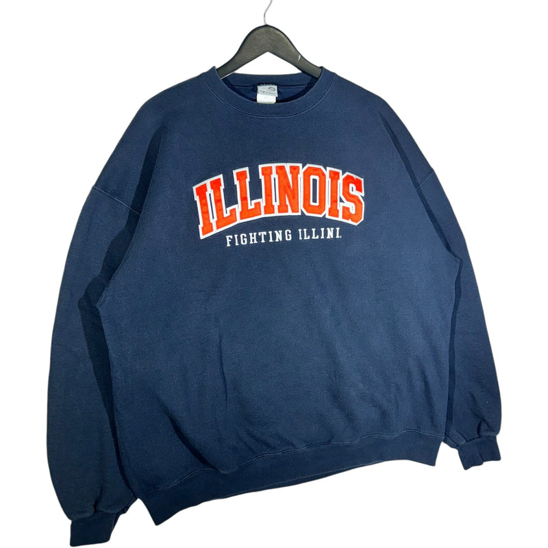 Vintage Champion University of Illinois Spellout Crewneck