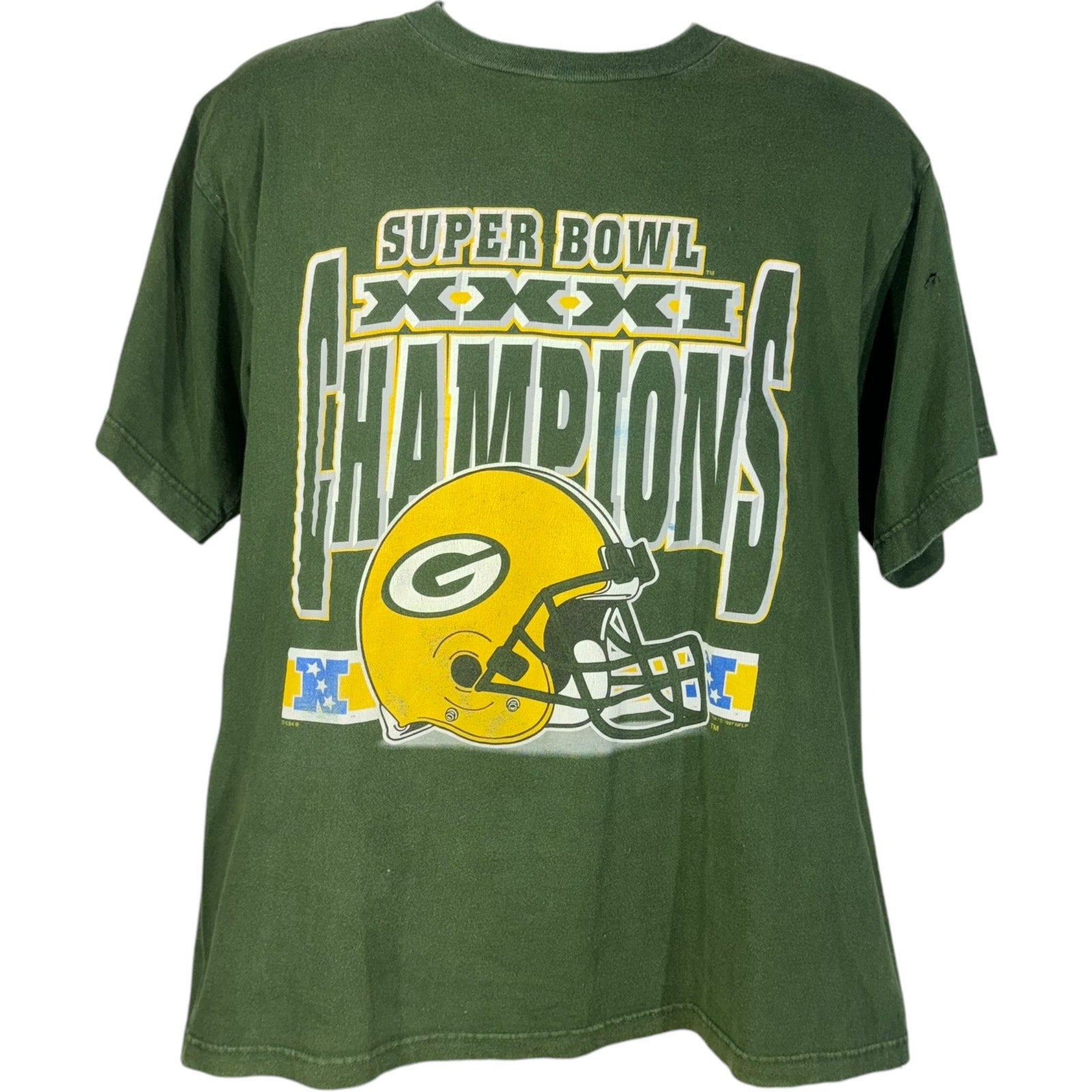 Vintage Green Bay Packers Super Bowl XXXI Champs NFL Tee