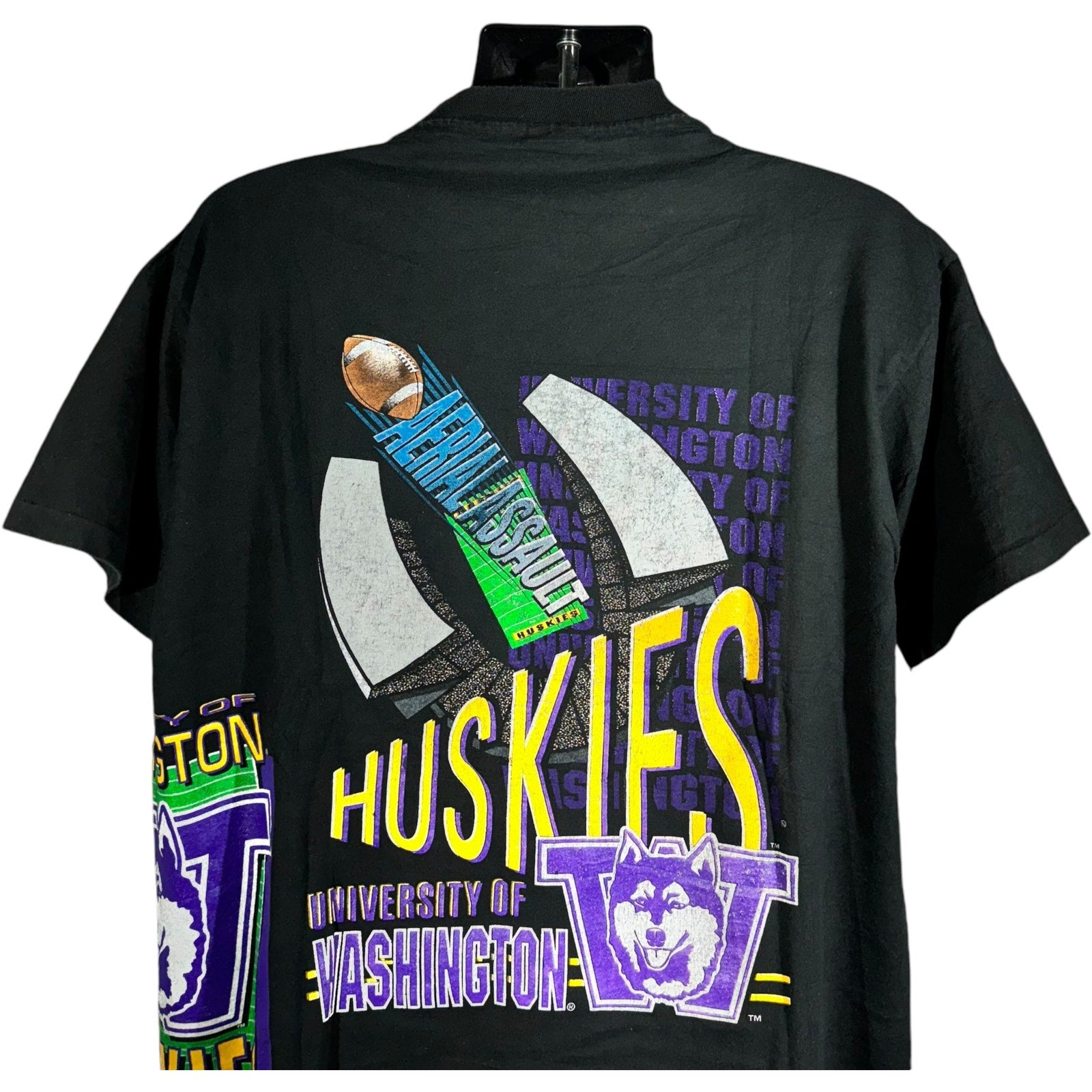 Vintage Salem University Of Washington Huskies Football Tee