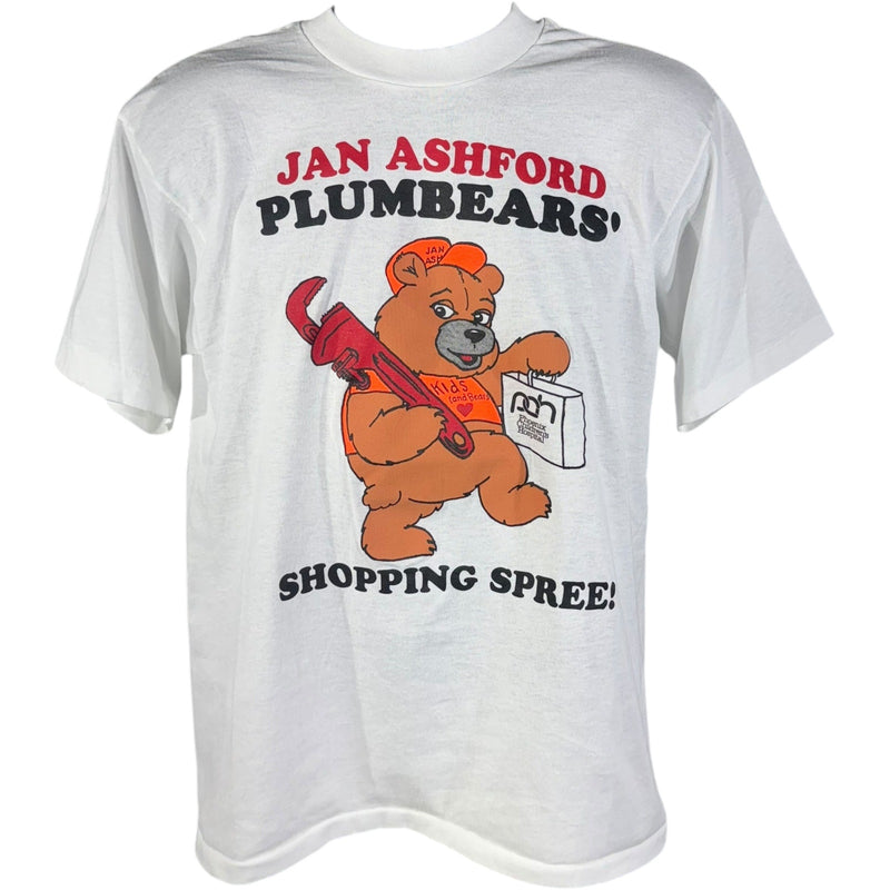 Vintage Jan Ashford Plumbears' Shopping Spree Graphic Tee