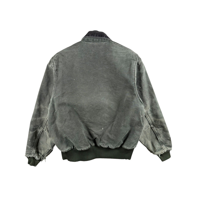 Vintage Carhartt Sandstone Quilted Fleece Lined Bomber Jacket