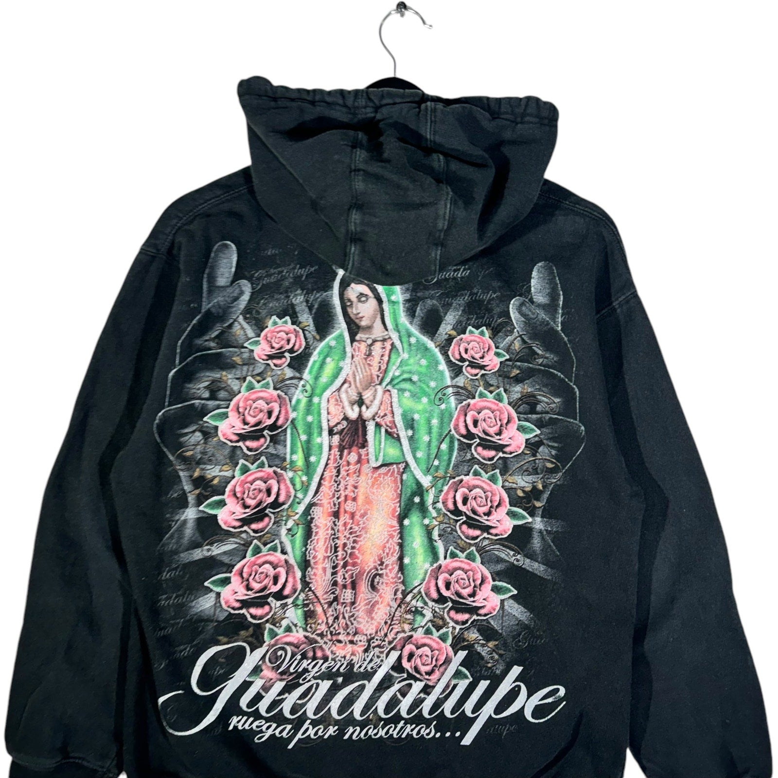 Vintage "Virgen de Guadelupe" Hoodie