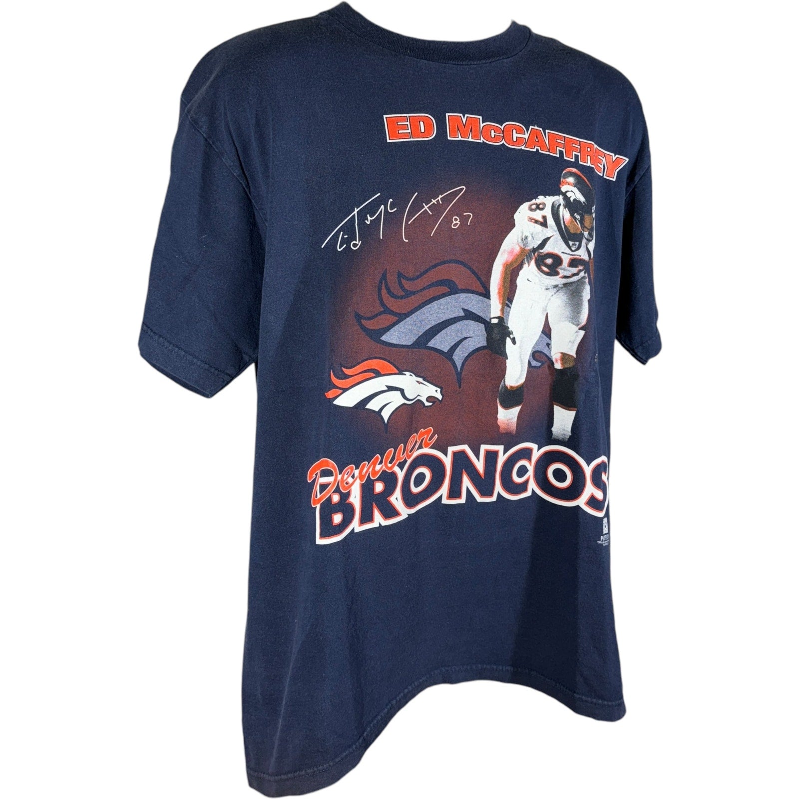 Vintage Denver Broncos Ed McCaffrey NFL Player Tee